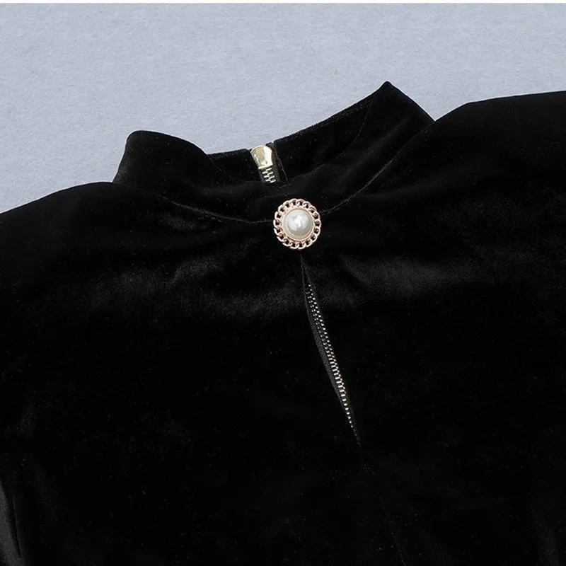 Women Winter Puff Sleeve Puff Sleeve Elegant Dress Long Sleeve Keyhole Velet Black Celebrity Bodycon Party Dress Vestidos
Women Winter Puff Sleeve Puff Sleeve Elegant Dress Long Sleeve Keyhole Velet Black Celebrity Bodycon Party Dress Vestidos