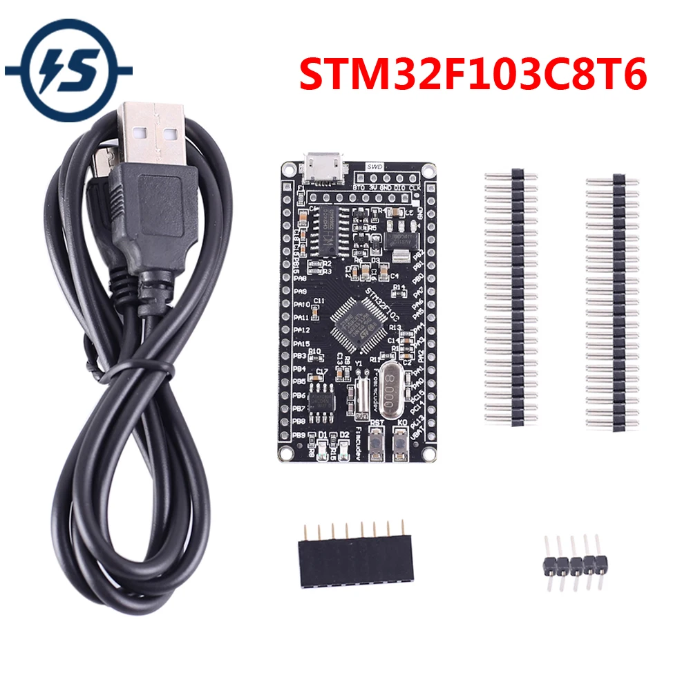 Макетная плата STM32F103C8T6 ARM STM32F103 USB программируемый контроллер MCU STM32 фотосистемная