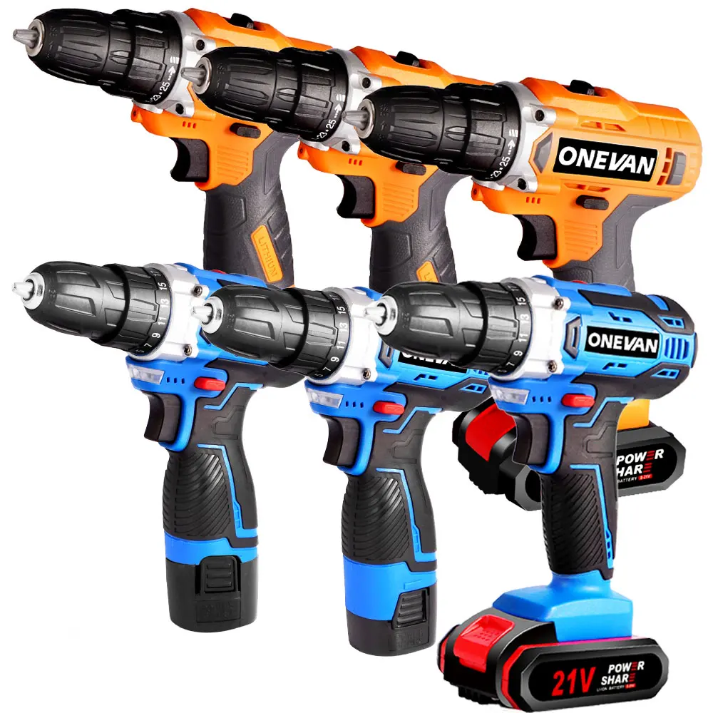 12/16/21V Electric Drill Cordless Electric Screwdrivers Rechargeable Lithium Battery Drilling in Wall、Wood、Metal Power Tool Hand 
12/16/21V Electric Drill Cordless Electric Screwdrivers Rechargeable Lithium Battery Drilling in Wall、Wood、Metal Power Tool Hand