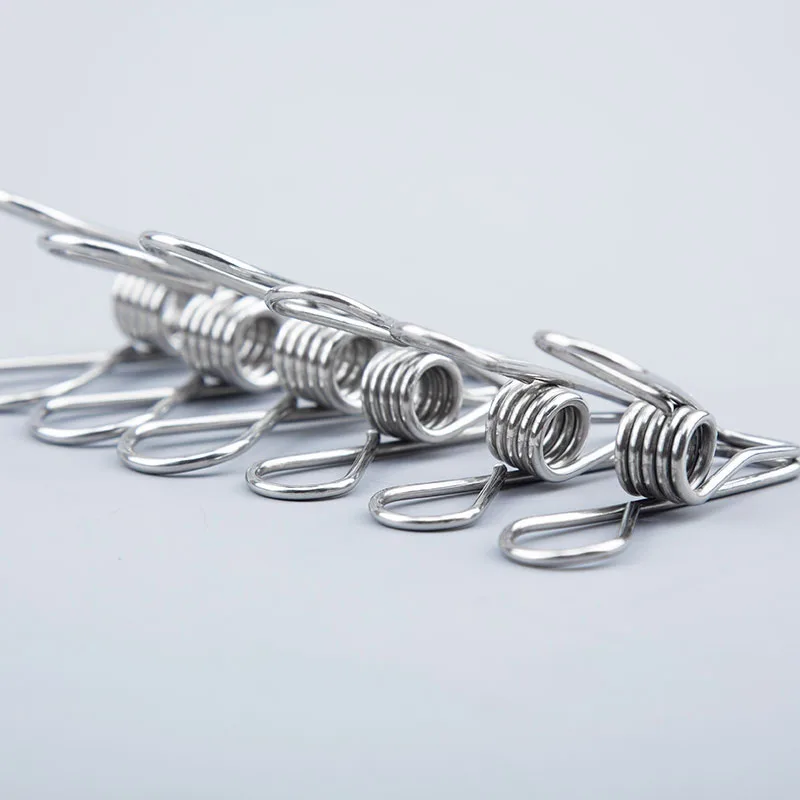 20pcs/lot 5.3cm Stainless Steel Clips Multi-purpose Windproof Clothes Pins Pegs Holders Household for Hangers Office Home Suppli
20pcs/lot 5.3cm Stainless Steel Clips Multi-purpose Windproof Clothes Pins Pegs Holders Household for Hangers Office Home Suppli