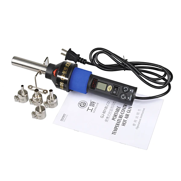 8018LCD 110V US Plug 450 Degree LCD Adjustable Electronic Heat Hot Air Gun IC SMD BGA Desoldering Station with
8018LCD 110V US Plug 450 Degree LCD Adjustable Electronic Heat Hot Air Gun IC SMD BGA Desoldering Station with