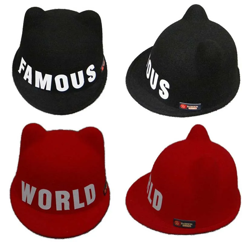 Spring And Autumn Baby Hats For Men And Women With Cat Ears Top Hat Woolen Warm Children's Little Devil Hat
Spring And Autumn Baby Hats For Men And Women With Cat Ears Top Hat Woolen Warm Children's Little Devil Hat