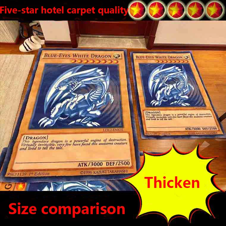 Ковер Yu-Gi-Oh с изображением карты в виде белого дракона (за исключением предметов, отличных от ковров)
Ковер Yu-Gi-Oh с изображением карты в виде белого дракона (за исключением предметов, отличных от ковров)