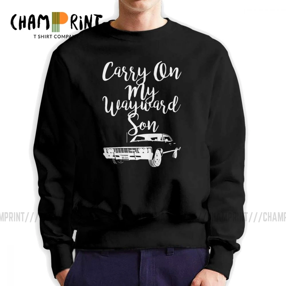 Carry On My Wayward Son Sweatshirts Man Cool Cotton Crew Neck Supernatural New Summer Harajuku Pullovers Printed Hoodie Male
Carry On My Wayward Son Sweatshirts Man Cool Cotton Crew Neck Supernatural New Summer Harajuku Pullovers Printed Hoodie Male