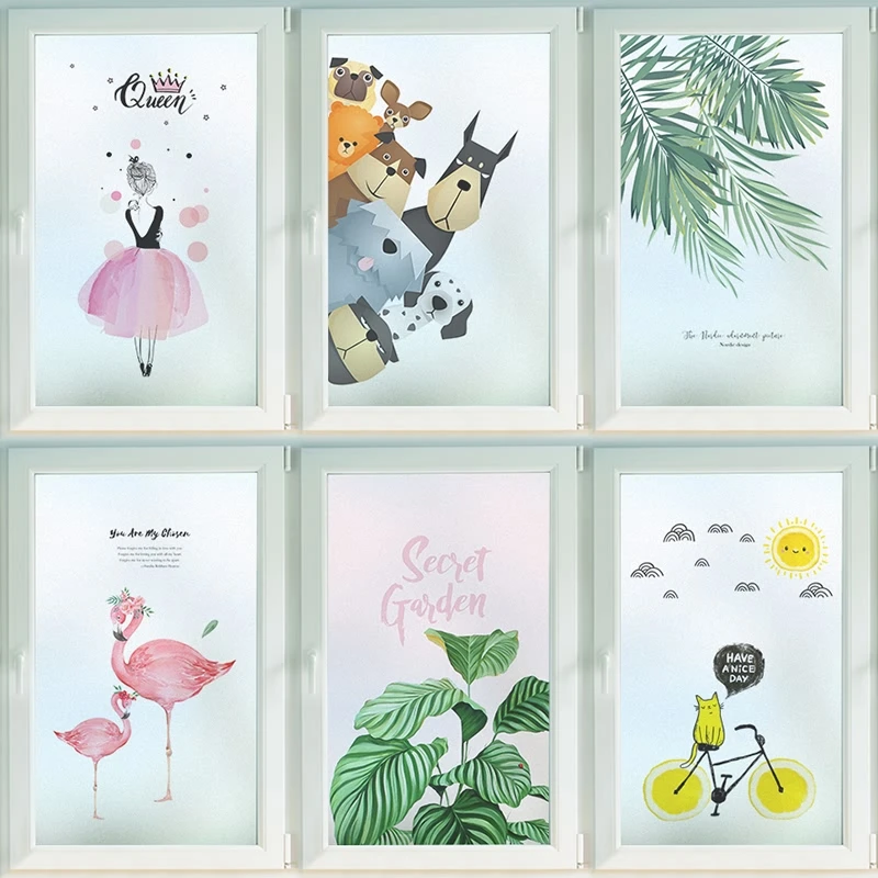Custom Size Window Film Static Cling Cartoon PVC Private Decorative Frosted Foil For Home Office Restaurant Store 60cmx100cm
Custom Size Window Film Static Cling Cartoon PVC Private Decorative Frosted Foil For Home Office Restaurant Store 60cmx100cm