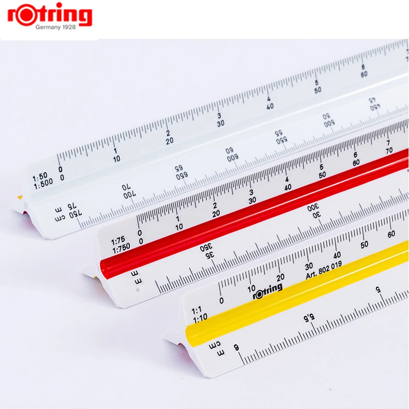 Rotring 30cm Triangular Scale ruler engineering drawing tools
Rotring 30cm Triangular Scale ruler engineering drawing tools