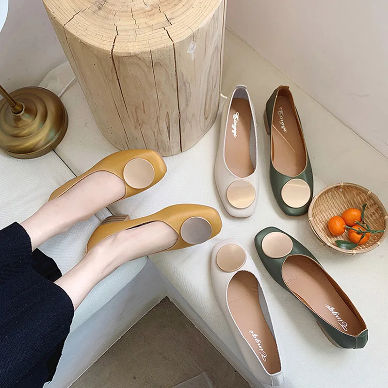 Women's Single Shoes Shallow Mouth Gentle Port Style Retro One-pedal Medium Thick Heel Square Toe
Women's Single Shoes Shallow Mouth Gentle Port Style Retro One-pedal Medium Thick Heel Square Toe
