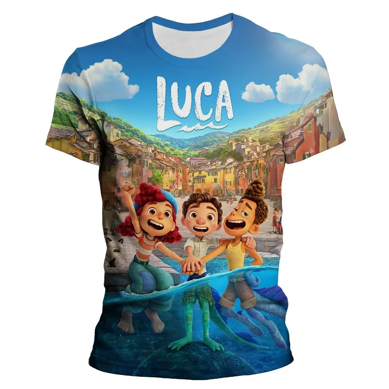 Disney Cartoon Anime Luca 3D Print T Shirt Men Women Children Summer Fashion Streetwear Boy Girl Kids Short Sleeve Cool Tops Tee
Disney Cartoon Anime Luca 3D Print T Shirt Men Women Children Summer Fashion Streetwear Boy Girl Kids Short Sleeve Cool Tops Tee