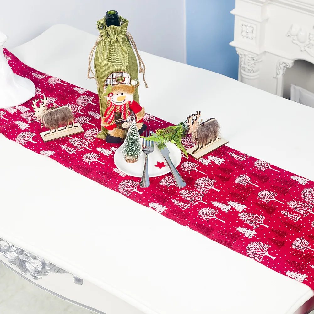 Christmas Table Runner Embroidered Tablecloth Cloth Cover Home Decoration Round Table Cloth Table Flag
Christmas Table Runner Embroidered Tablecloth Cloth Cover Home Decoration Round Table Cloth Table Flag