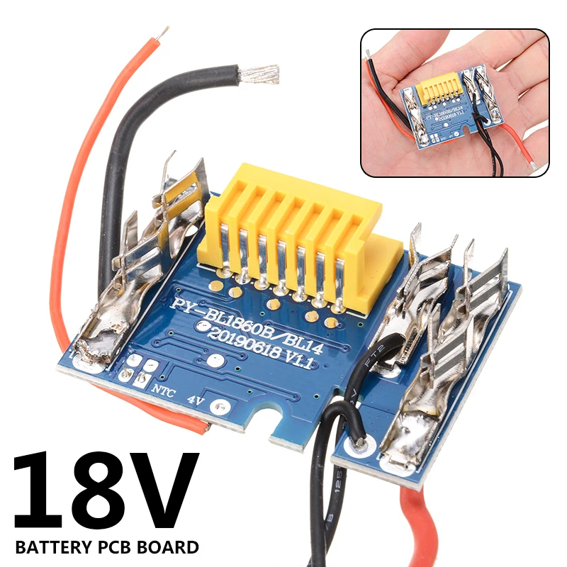 1Pcs 18V Rechargeable Battery PCB Replacement Chip Board For BL1830 BL1840 18V Battery PCB Board
1Pcs 18V Rechargeable Battery PCB Replacement Chip Board For BL1830 BL1840 18V Battery PCB Board