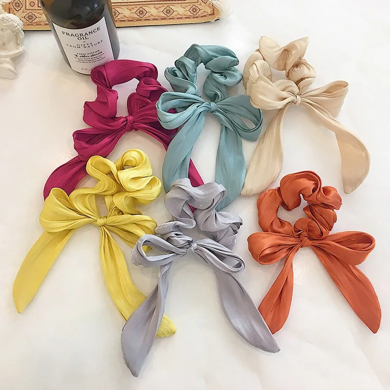 Women Wavy Streamers Hair Ring Knotted Bow Scrunchies Ponytail Holder Girls Headbands Elastic Hair Band Hair Accessories
Women Wavy Streamers Hair Ring Knotted Bow Scrunchies Ponytail Holder Girls Headbands Elastic Hair Band Hair Accessories