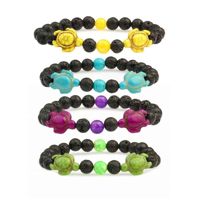 Couples Natural Lava Stone Bracelet for Men Women Elastic Rope Jewelry Beaded Sea Turtle Tortoise Pulseras Mujer
Couples Natural Lava Stone Bracelet for Men Women Elastic Rope Jewelry Beaded Sea Turtle Tortoise Pulseras Mujer