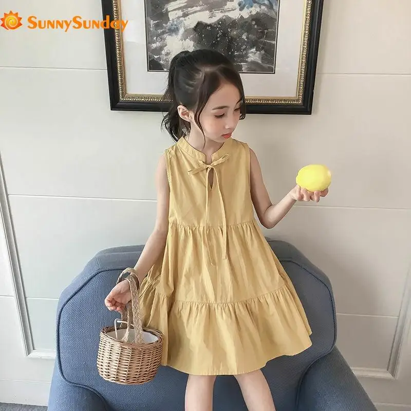 Girls Dress Cotton Summer Dress Cuhk Child Sleeveless Sundress Floral Sweet Princess Dress Casual Clothing Children'S Dress
Girls Dress Cotton Summer Dress Cuhk Child Sleeveless Sundress Floral Sweet Princess Dress Casual Clothing Children'S Dress