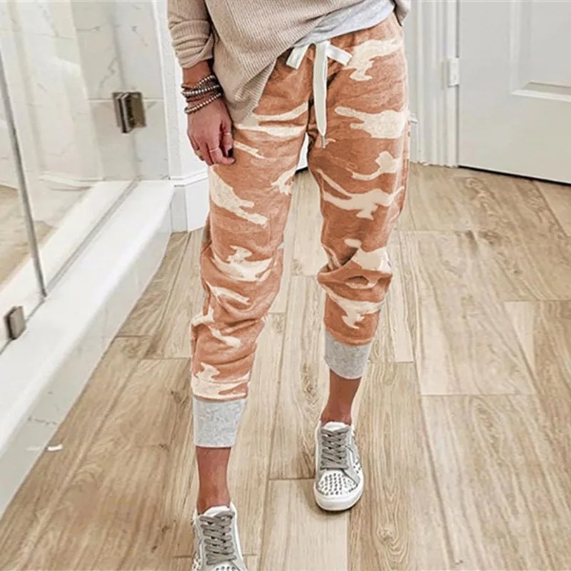 2020 Women Pants Camouflage Print Casual Drawstring Jogging Women Trousers Sweatpants
2020 Women Pants Camouflage Print Casual Drawstring Jogging Women Trousers Sweatpants