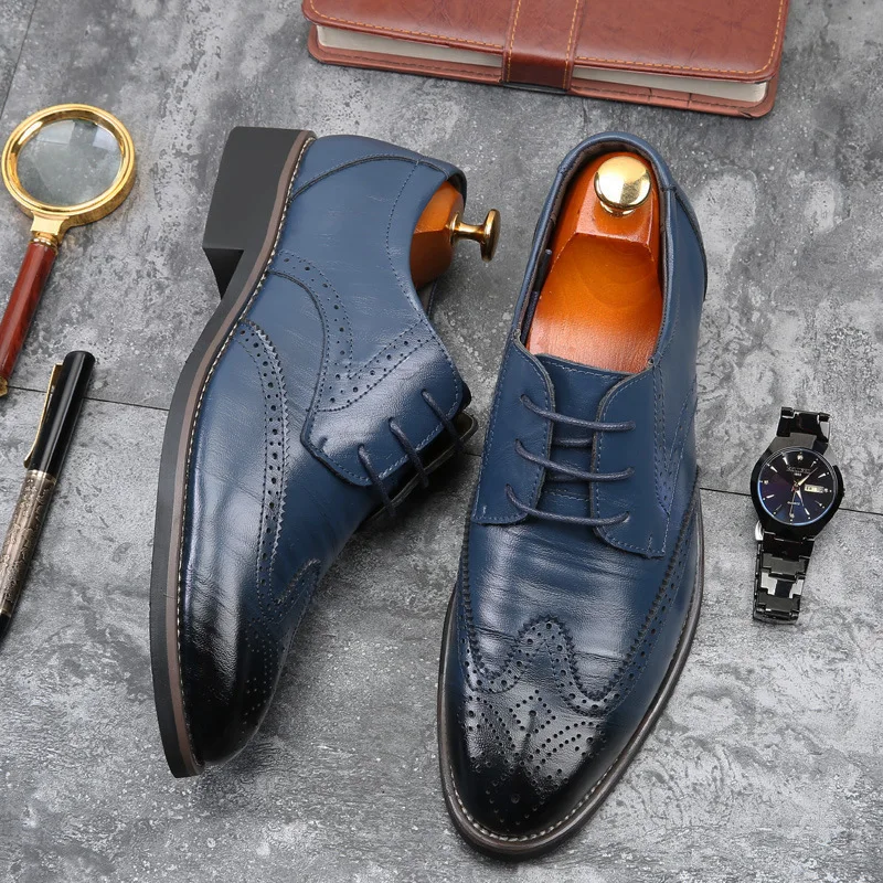 Brand Leather Shoes Men Formal Brogue Shoes Men Wedding Dress Shoes Zapatos De Hombre Heren Schoenen Sapato Oxford Masculino
Brand Leather Shoes Men Formal Brogue Shoes Men Wedding Dress Shoes Zapatos De Hombre Heren Schoenen Sapato Oxford Masculino
