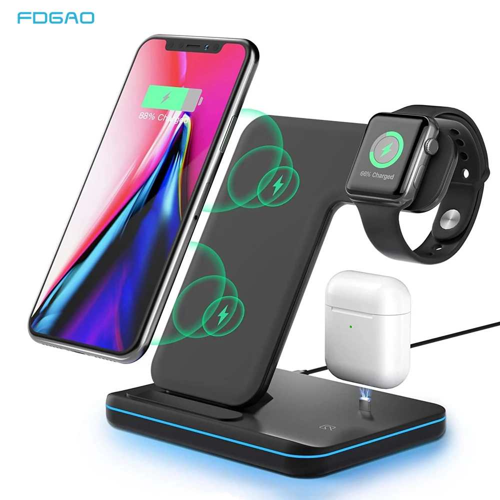 Индукционное Быстрое беспроводное зарядное устройство 15 Вт для AirPods 3 pro для Apple Watch 8 7 6 для iPhone 14 13 12 11 XS XR, быстрая зарядная станция
Индукционное Быстрое беспроводное зарядное устройство 15 Вт для AirPods 3 pro для Apple Watch 8 7 6 для iPhone 14 13 12 11 XS XR, быстрая зарядная станция