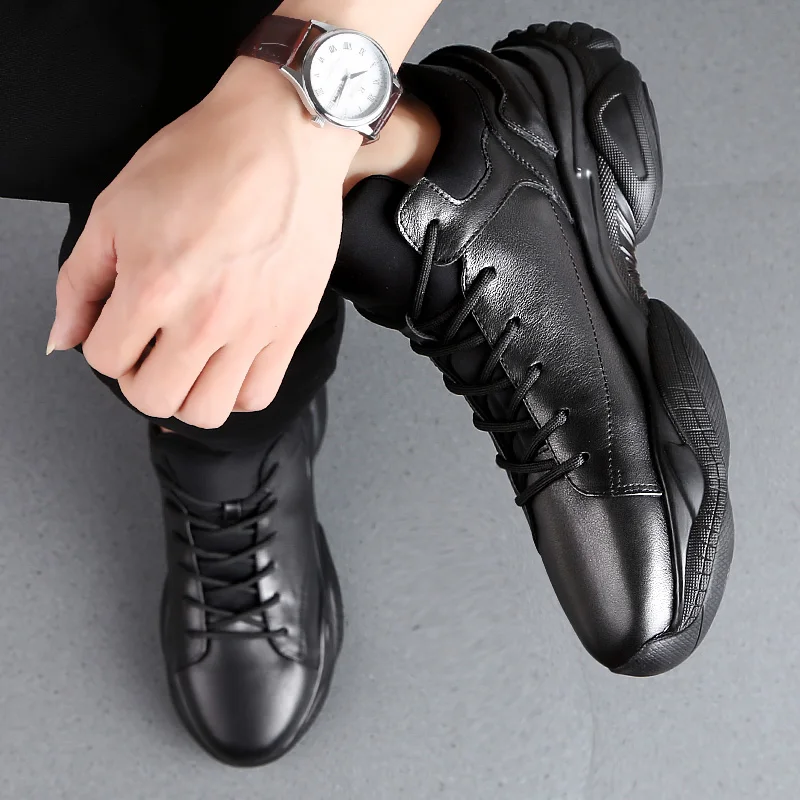 Shoes for Men Genuine Leather Brand Sport Walking Sneakers lace up Mens Leather fashion Trainers Black White Shoes men
Shoes for Men Genuine Leather Brand Sport Walking Sneakers lace up Mens Leather fashion Trainers Black White Shoes men