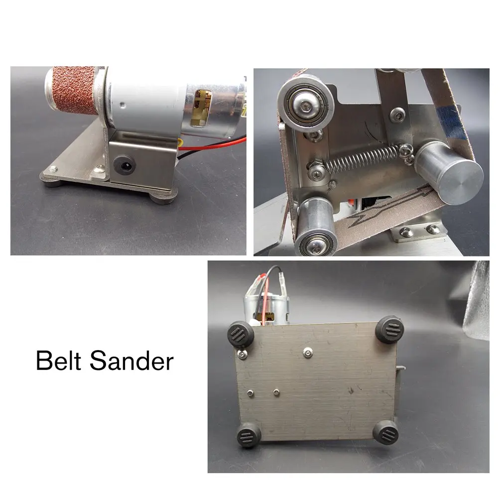 Multifunctional Grinder Mini Electric Belt Sander Polishing Grinding Machine Cutter Edges Sharpener Sanding Sale | Инструменты