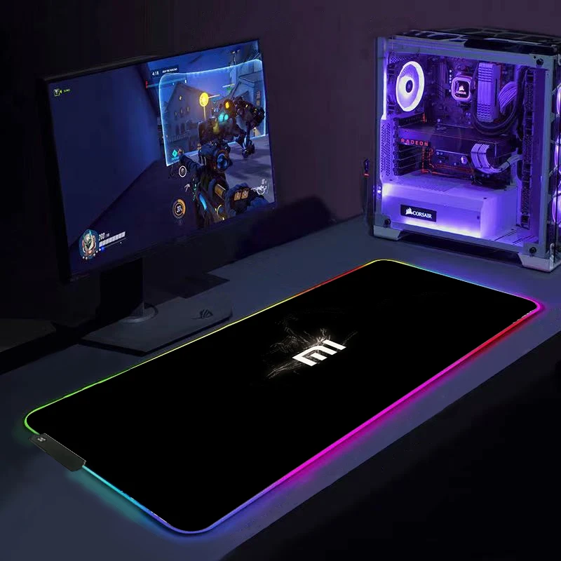 RGB Computer Mousepad LED Backlight Gaming Mouse Pad Gamer Large Animal Mause Pad USB for Keyboard Mice PC Desk Mat MI LOGO 
RGB Computer Mousepad LED Backlight Gaming Mouse Pad Gamer Large Animal Mause Pad USB for Keyboard Mice PC Desk Mat MI LOGO