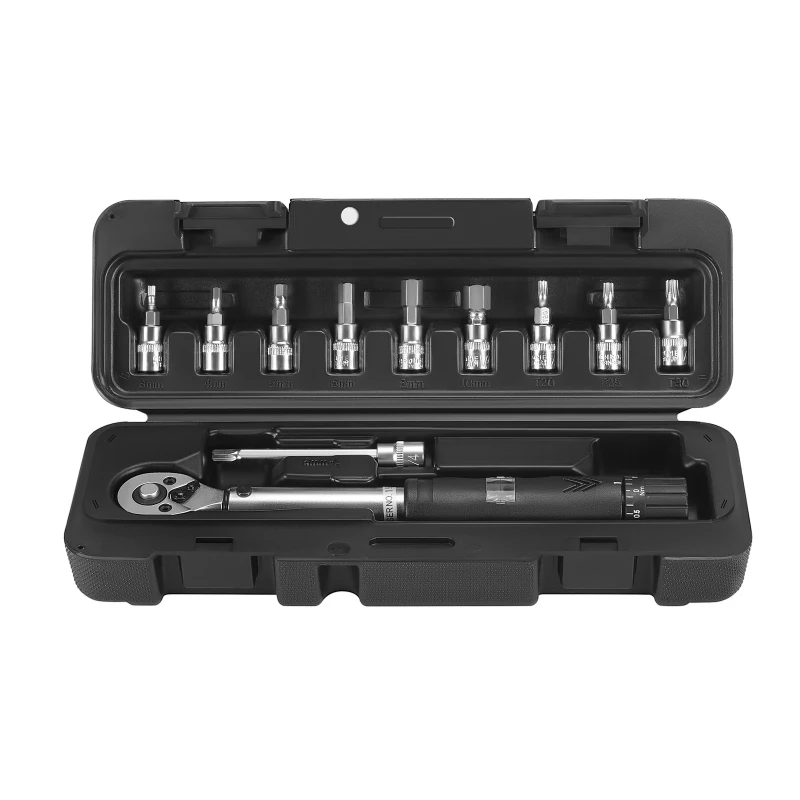Torque Wrench For Bicycles Motorcycles Torque Repair Tool Dynamo-metric Key Torque Spanner1/4 Inch Socket Set With Extension Bar
Torque Wrench For Bicycles Motorcycles Torque Repair Tool Dynamo-metric Key Torque Spanner1/4 Inch Socket Set With Extension Bar