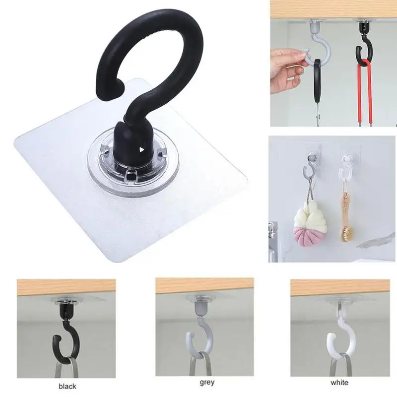 Потолочный поворотный крючок, прочный крючок, бытовой многофункциональный крючок на клейкой основе для кухни, ванной, настенный крючок для ...
Потолочный поворотный крючок, прочный крючок, бытовой многофункциональный крючок на клейкой основе для кухни, ванной, настенный крючок для ...