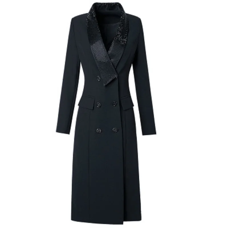windbreaker Solid Office lady women winter and autumn wear 2021 new fashion long sleeve double breasted slim high waist overcoat
windbreaker Solid Office lady women winter and autumn wear 2021 new fashion long sleeve double breasted slim high waist overcoat