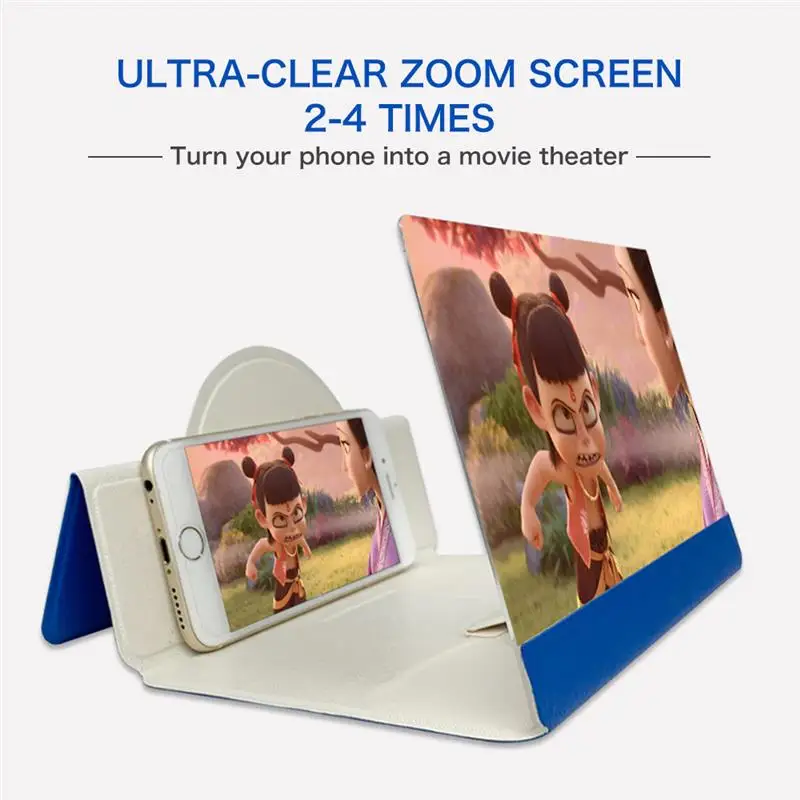 5D Video Screen Amplifier Foldable Phone Screen Magnifier Smartphone Stand HD Stand Bracket Enlarge Stand Eyes Protection
5D Video Screen Amplifier Foldable Phone Screen Magnifier Smartphone Stand HD Stand Bracket Enlarge Stand Eyes Protection