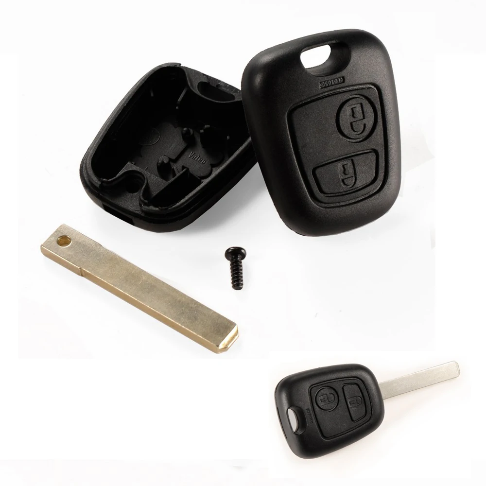 Фото Ключ брелок для дистанционного автомобиля Peugeot 207 307 407 107 SW 308 - купить