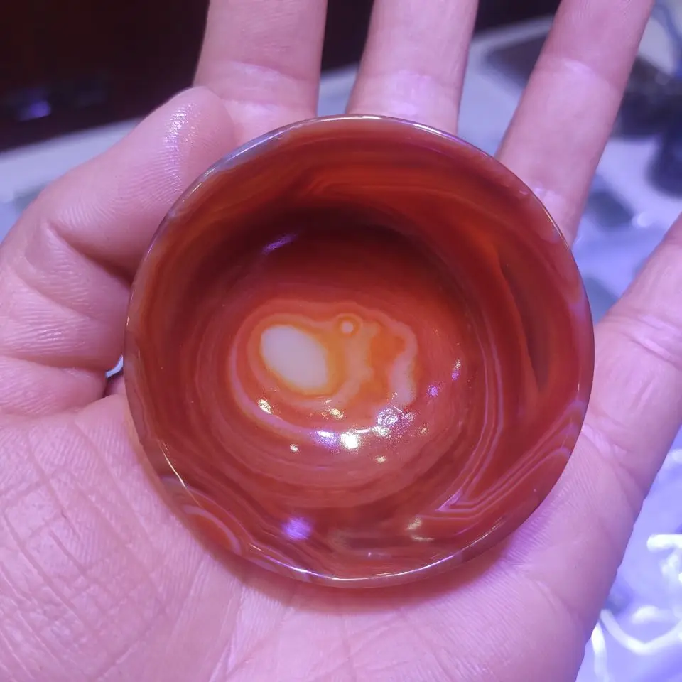 1pcs Natural crystal agate bowl agate Ashtray crystal ashtray home decoration stones and minerals Healing crystals
1pcs Natural crystal agate bowl agate Ashtray crystal ashtray home decoration stones and minerals Healing crystals