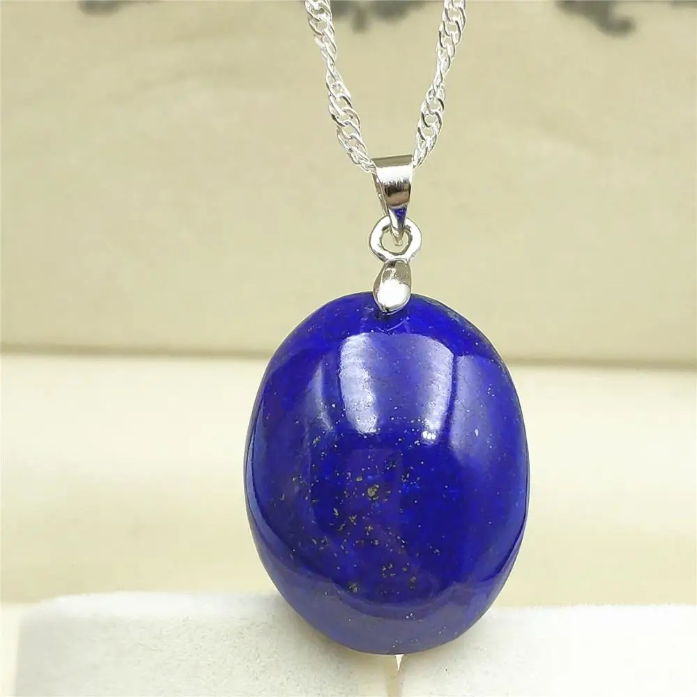 Bless Natural Royal Blue Lapis Lazuli Pendant 25x20x8mm Women Men Fashion Stone Round Shape Love Stone Jewelry Necklace AAAAA
Bless Natural Royal Blue Lapis Lazuli Pendant 25x20x8mm Women Men Fashion Stone Round Shape Love Stone Jewelry Necklace AAAAA