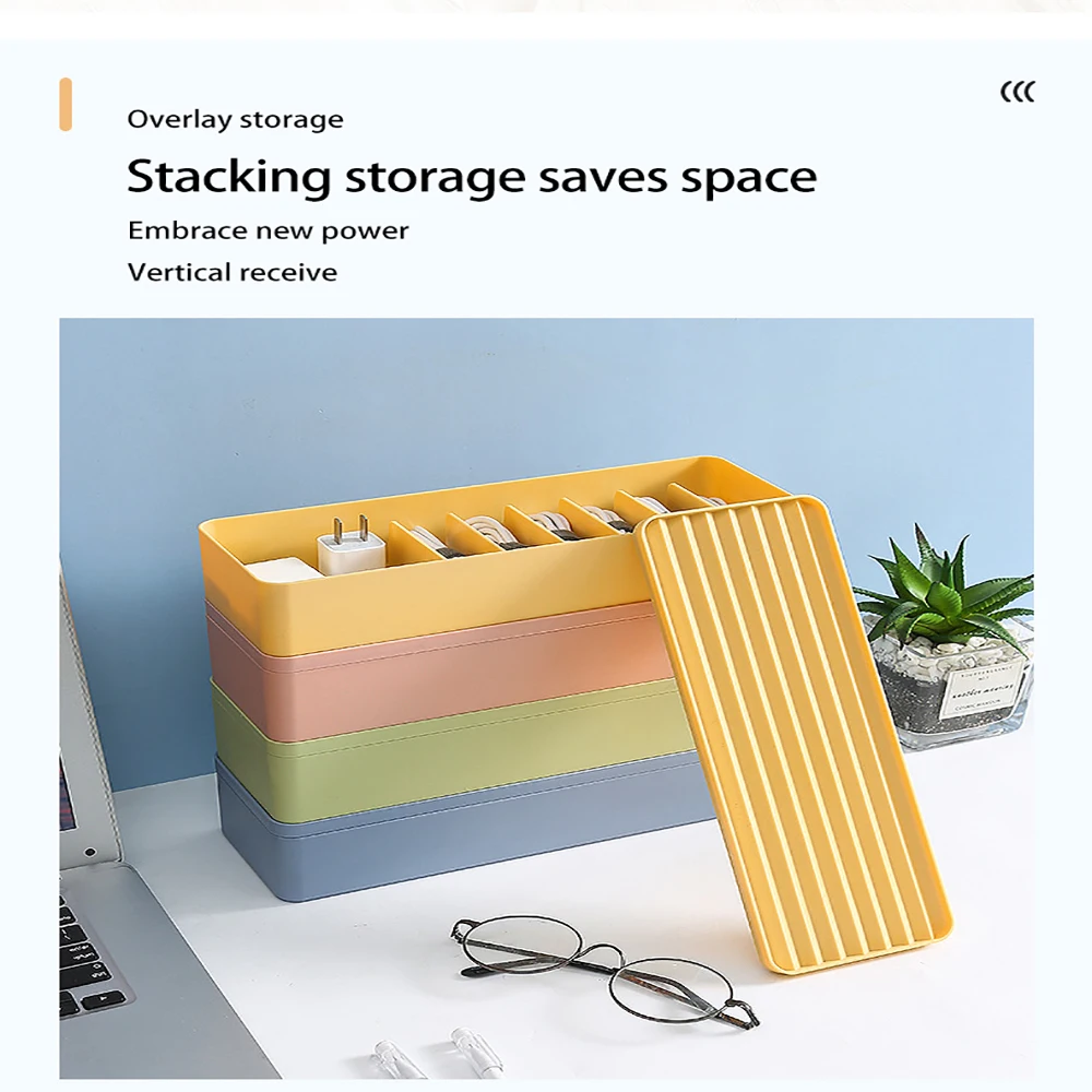 Cable Storage Box Transparent Plastic Data Line Storage Container for Desk Stationery Multifunctional Headset Data Charging Line
Cable Storage Box Transparent Plastic Data Line Storage Container for Desk Stationery Multifunctional Headset Data Charging Line