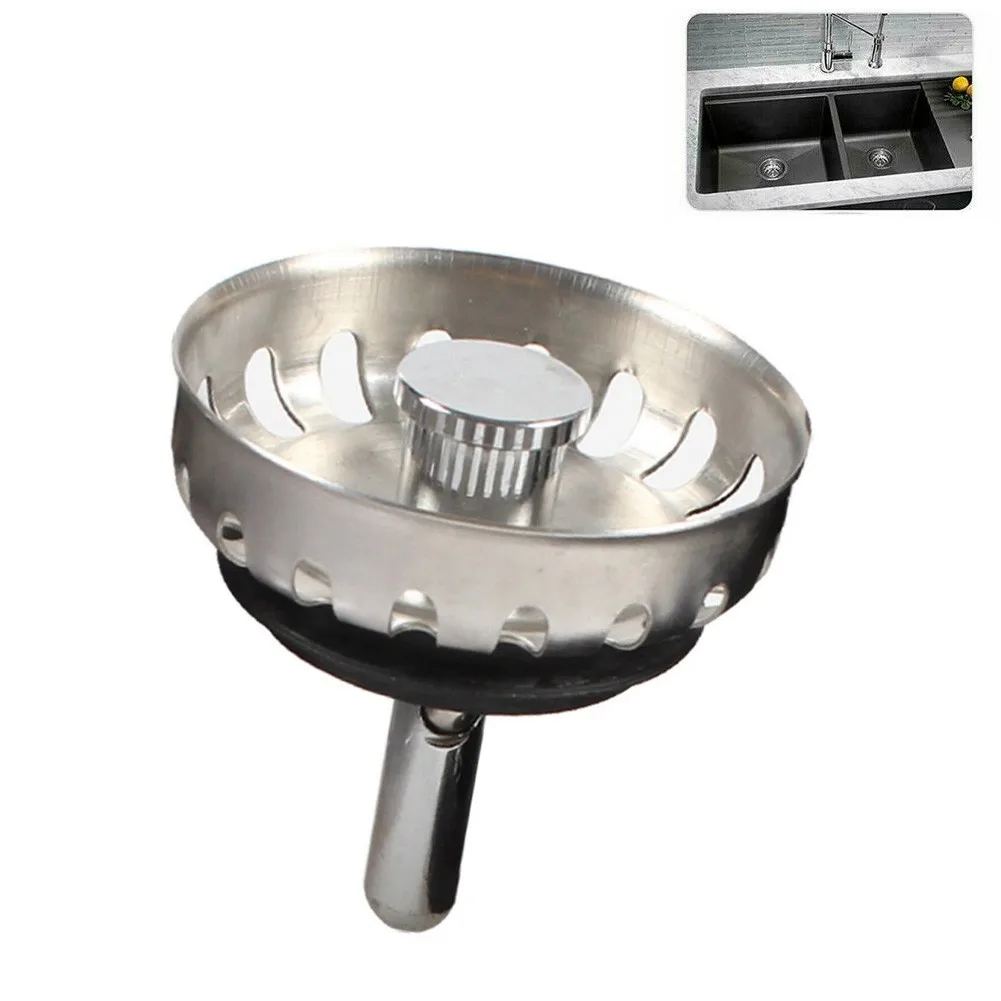 52mm Premium Stainless Steel Replacement Kitchen Sink Drain Waste Plug Strainer Kitchen Sink Accessories
52mm Premium Stainless Steel Replacement Kitchen Sink Drain Waste Plug Strainer Kitchen Sink Accessories