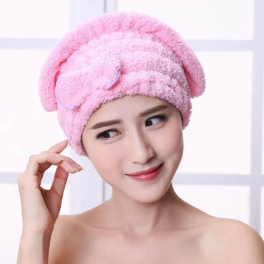 woman 4 Colors Quickly Dry Hair Hat Bathroom Hats Microfiber Bath Accessories Wrapped Towels
woman 4 Colors Quickly Dry Hair Hat Bathroom Hats Microfiber Bath Accessories Wrapped Towels