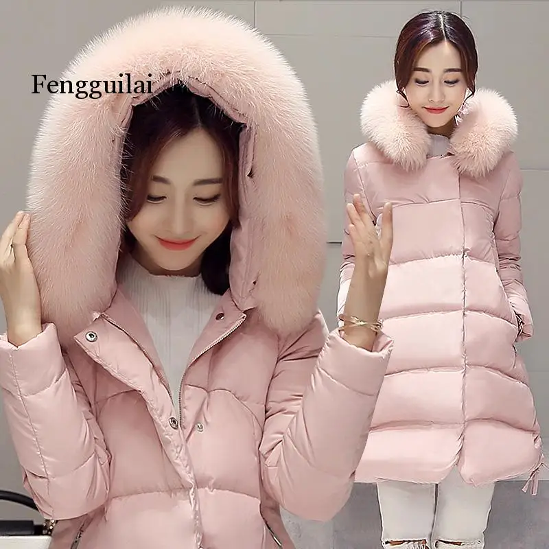 Winter coat 2020 winter fashion warm thicke jacket women long large fur collar parkas Korean loose cotton coat
Winter coat 2020 winter fashion warm thicke jacket women long large fur collar parkas Korean loose cotton coat