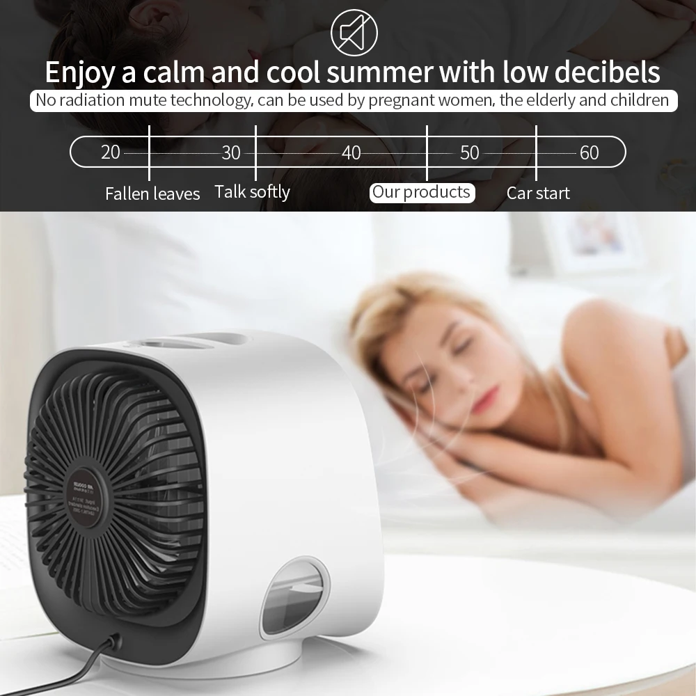 USB Mini Air Conditioner with Colorful Light Portable Humidification Desktop Air Cooler Multifunction Summer Air Cooling Fan
USB Mini Air Conditioner with Colorful Light Portable Humidification Desktop Air Cooler Multifunction Summer Air Cooling Fan
