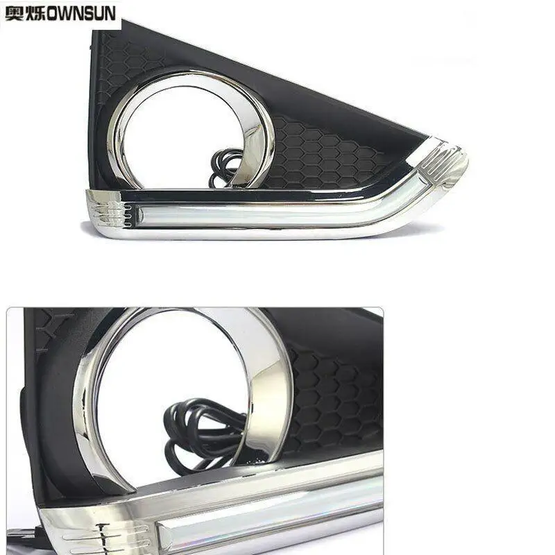 For Toyota Reiz 2013-2014 LED Daytime Running Lights DRL With Black Foglight Cover
For Toyota Reiz 2013-2014 LED Daytime Running Lights DRL With Black Foglight Cover
