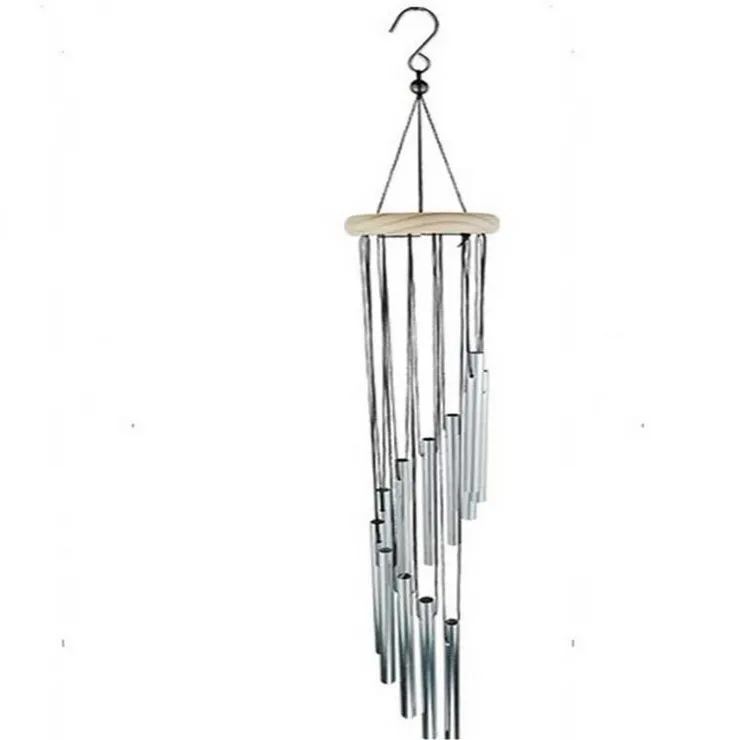 12 Tube Wind Chime Metal Aluminum Tube Pendant Gold Silver Outdoor Yard Balcony Garden Home Decoration
12 Tube Wind Chime Metal Aluminum Tube Pendant Gold Silver Outdoor Yard Balcony Garden Home Decoration