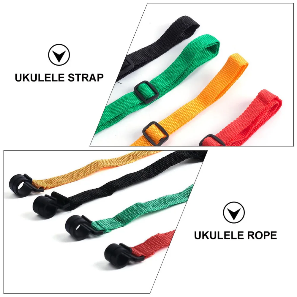 12pcs Ukulele Small Guitar Hanging Neck Strap Durable Guitar Accessories