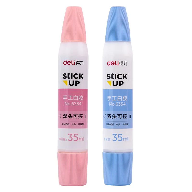 35ml Double head White Glue Bakelite Latex Adhesive Kindergarten DIY Art handcraft Office Stationery White Latex Washed By Hand
35ml Double head White Glue Bakelite Latex Adhesive Kindergarten DIY Art handcraft Office Stationery White Latex Washed By Hand