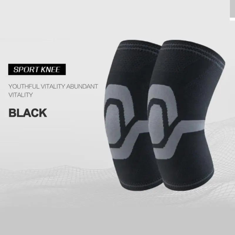 1PC Elastic Knee Pads Nylon Sports Fitness Kneepad Fitness Gear Basketball Volleyball Brace Protector Sports Safety
1PC Elastic Knee Pads Nylon Sports Fitness Kneepad Fitness Gear Basketball Volleyball Brace Protector Sports Safety