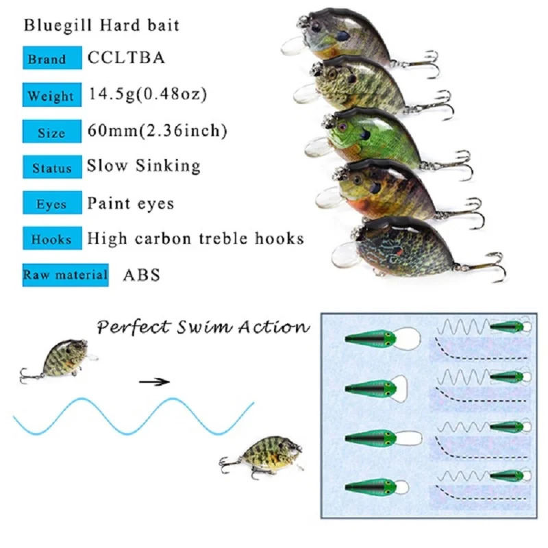 60mm14.5g Bass Crankbait Fishing Lures Baitfish Sinking VIB Lure Crank Wobbler Bait Vibration Fishing Lure Fishing Tackle
60mm14.5g Bass Crankbait Fishing Lures Baitfish Sinking VIB Lure Crank Wobbler Bait Vibration Fishing Lure Fishing Tackle