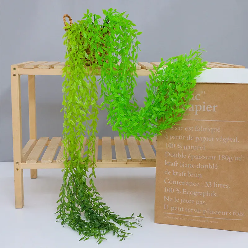 100cm 5Forks Fake Plants Wall Hanging Simulation Plant Rattan Artificial Plants Flowers Wedding Decoration Leaf Plants Home Deco
100cm 5Forks Fake Plants Wall Hanging Simulation Plant Rattan Artificial Plants Flowers Wedding Decoration Leaf Plants Home Deco