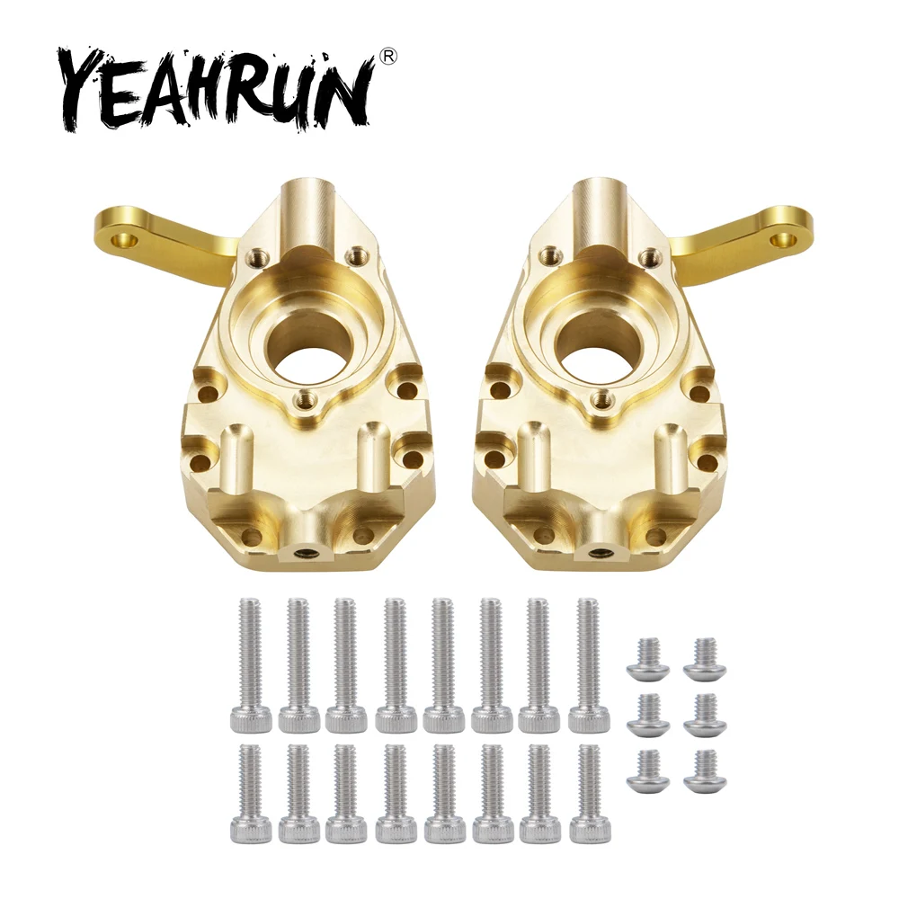 YEAHRUN Counterweight Heavy Duty Brass Front Steering Knuckle Set for TRAXXAS TRX4 TRX-4 TRX-6 1/10 RC Climbing Car Accessories
YEAHRUN Counterweight Heavy Duty Brass Front Steering Knuckle Set for TRAXXAS TRX4 TRX-4 TRX-6 1/10 RC Climbing Car Accessories