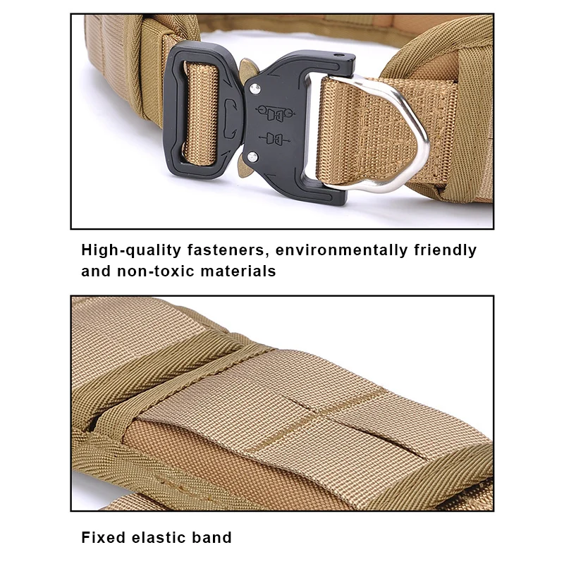 Multi-Purpose Heavy Duty Waist Belt for Outdoor Sports Outdoor Base Tactical Battle Belt Adjustable Drop Shipping
Multi-Purpose Heavy Duty Waist Belt for Outdoor Sports Outdoor Base Tactical Battle Belt Adjustable Drop Shipping