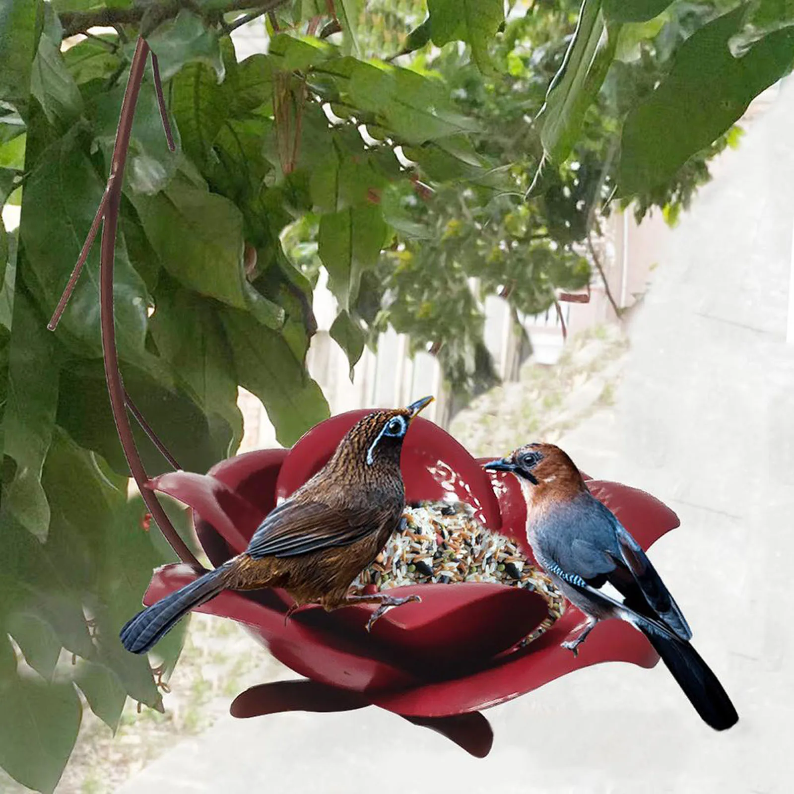 Кормушка для птиц, аппарат для кормления в форме лотоса, декоративные подвески, металлические изделия для сада, двора
Кормушка для птиц, аппарат для кормления в форме лотоса, декоративные подвески, металлические изделия для сада, двора