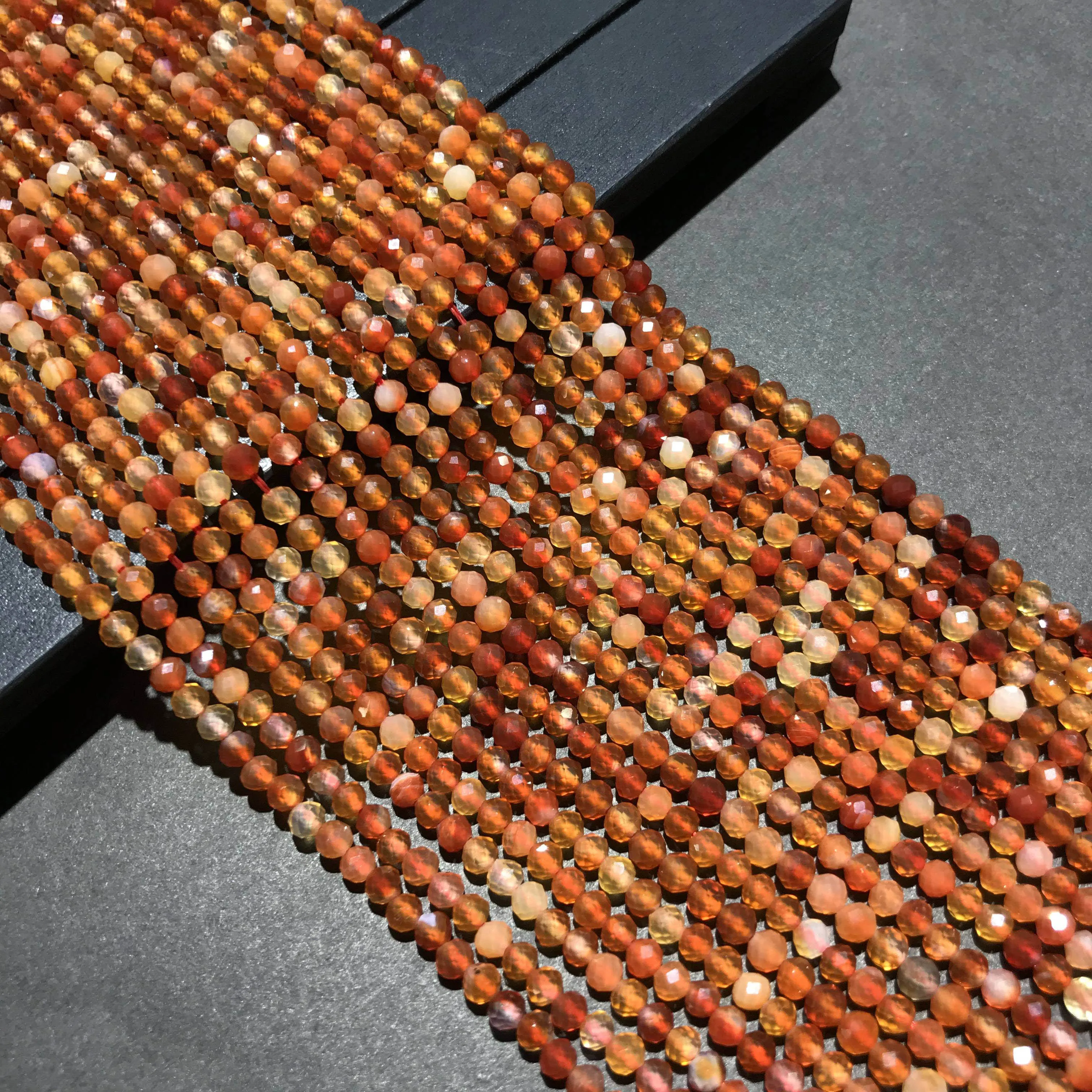 2mm Factory Price Natural Stone Small Faceted Beads Orange Agate Round Loose Beads for Jewelry Gems Making DIY Bracelet Necklace
2mm Factory Price Natural Stone Small Faceted Beads Orange Agate Round Loose Beads for Jewelry Gems Making DIY Bracelet Necklace
