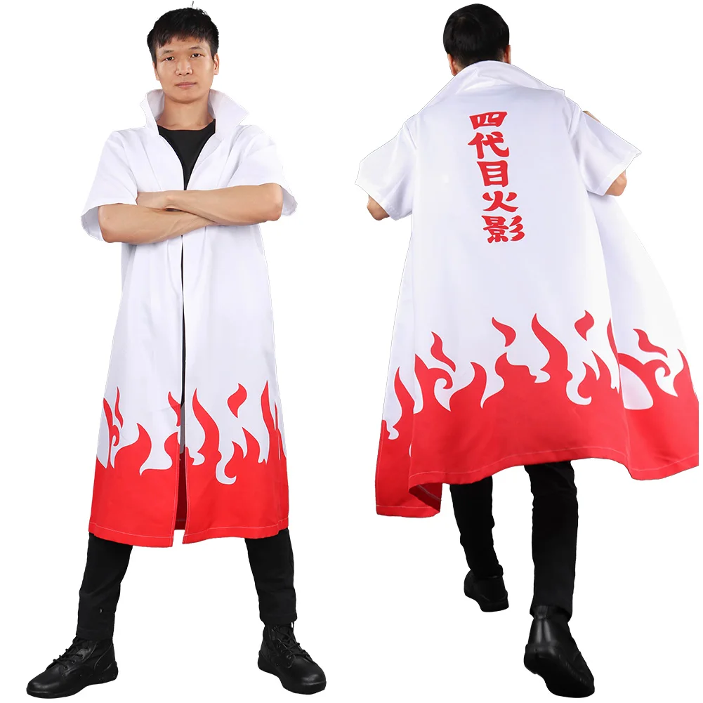 Shippuden Cosplay Cloak 4th Hokage Cloak Robe White Cape Dust Coat Unisex Fourth Hokage Namikaze Minato Uniform
Shippuden Cosplay Cloak 4th Hokage Cloak Robe White Cape Dust Coat Unisex Fourth Hokage Namikaze Minato Uniform