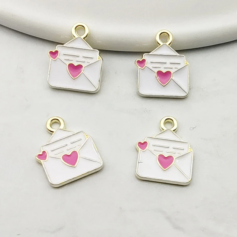 10pcs/set 13x15mm Enamel Envelope Charm for Jewelry Making Bracelet Necklace Charms DIY Handmade Accessories Supplies
10pcs/set 13x15mm Enamel Envelope Charm for Jewelry Making Bracelet Necklace Charms DIY Handmade Accessories Supplies