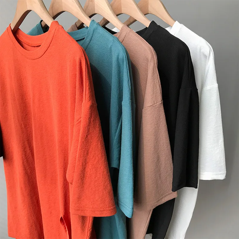 Chic O-neck Short Sleeve Solid Women T-shirts Looae Fitting Casual Split Design Tees 2021 Summer Base Layer All Match Tops
Chic O-neck Short Sleeve Solid Women T-shirts Looae Fitting Casual Split Design Tees 2021 Summer Base Layer All Match Tops