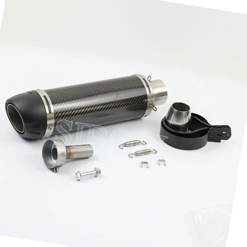 Modified Motorcycle Exhaust Muffler 51mm Inlet Carbon Fiber Exhaust Pipe Muffler Suitable for most motorcycles
Modified Motorcycle Exhaust Muffler 51mm Inlet Carbon Fiber Exhaust Pipe Muffler Suitable for most motorcycles